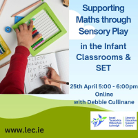 Supporting Maths through Sensory Play in the Infant Classrooms & SET