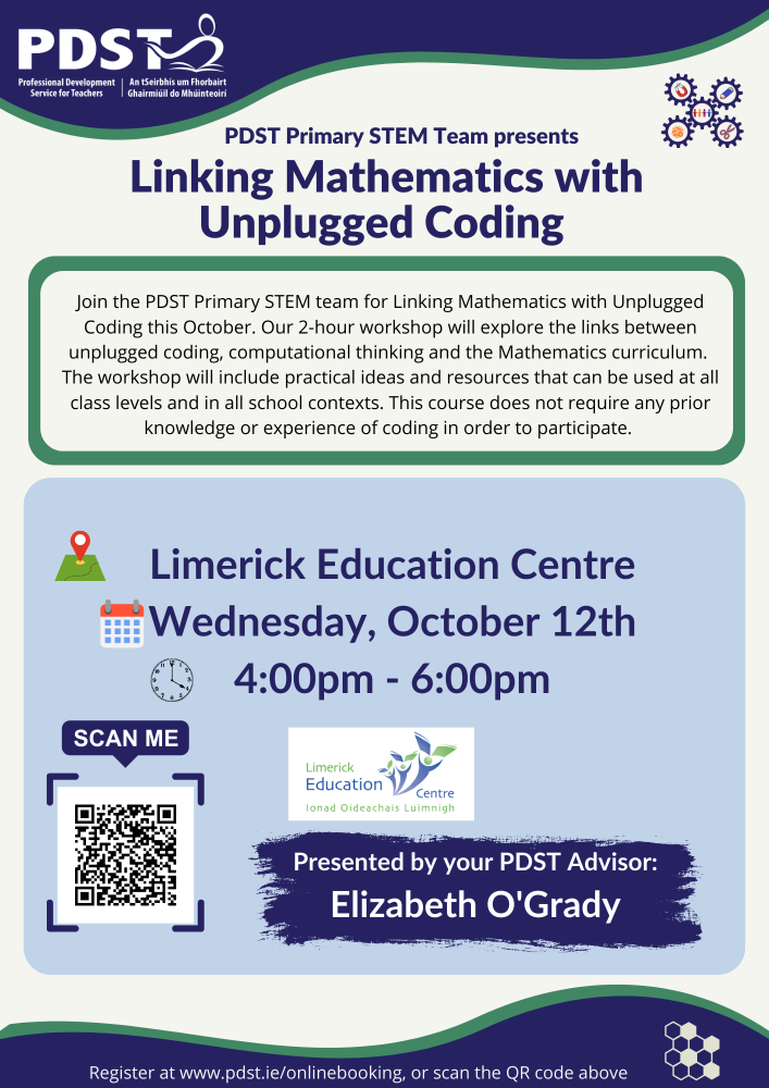 PDST Linking Mathematics with Unplugged CodingPrimary