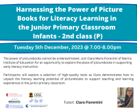 Harnessing the Power of Picturebooks for Literacy Learning in the Junior Primary Classroom (Infants – 2nd)