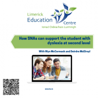 How SNAs can support the student with dyslexia at second level