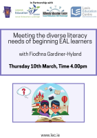 Meeting the diverse literacy needs of beginning EAL learners (REPEAT)