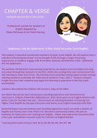 Spiderman: Into the Spiderverse - A Film Study for Junior Cycle English