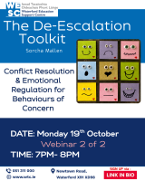 The De-Escalation Toolkit : Conflict Resolution and Emotional Regulation for Behaviours of Concern (2 of 2) 