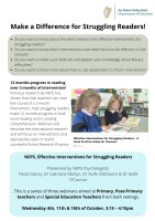 Effective Interventions for Struggling Readers (2 of  3)