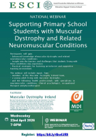 Supporting Primary School Students with Muscular Dystrophy and Related Neuromuscular Conditions 