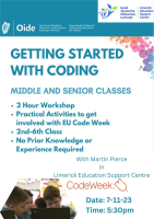 Getting Started with Coding for Middle and Senior Classes