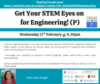 Get Your STEM Eyes on for Engineering! (P)