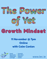 The Power of Yet - Growth Mindset