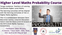 Higher Level Maths Probability Course: Series of 4 Sessions