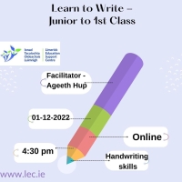 Learn to Write - Junior to 1st Class