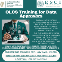 Training for OLCS Data Approvers
