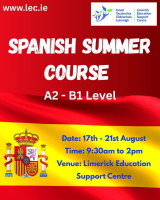 NEW FOR 2026 - Spanish Summer Course for Primary Teachers A2 - B1 Level