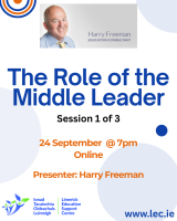 The Role of the Middle Leader (1 of 3)
