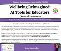 Wellbeing Reimagined: AI Tools for Educators (1 of 3)