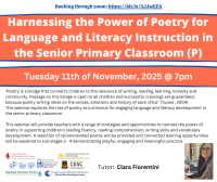 Harnessing the Power of Poetry for Language and Literacy Instruction in the Senior Primary Classroom