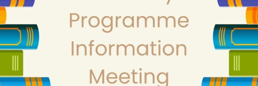 20th May - Oide Reading Recovery Programme Information Meeting